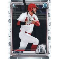 2020 Bowman Chrome Draft #BD-45 Alec Burleson