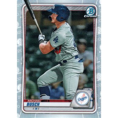 2020 Bowman Chrome Draft Refractor #BD-42 Michael Busch