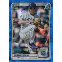 2020 Bowman Chrome Draft Sapphire #BD-84 Christian Chamberlain