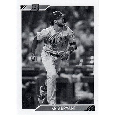 2020 Bowman Heritage Black and White #22 Kris Bryant