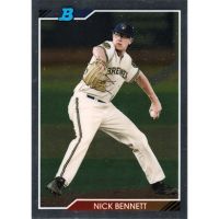 2020 Bowman Heritage Chrome Prospects #92CP-NB Nick Bennett