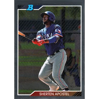 2020 Bowman Heritage Chrome Prospects #92CP-SA Sherten Apostel