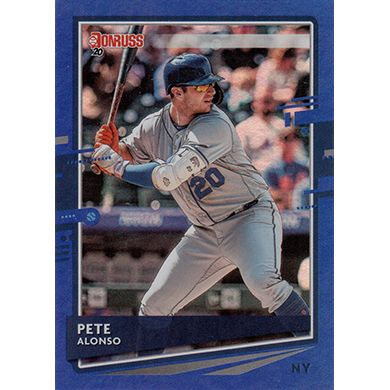 2020 Donruss Holo Blue #204 Pete Alonso