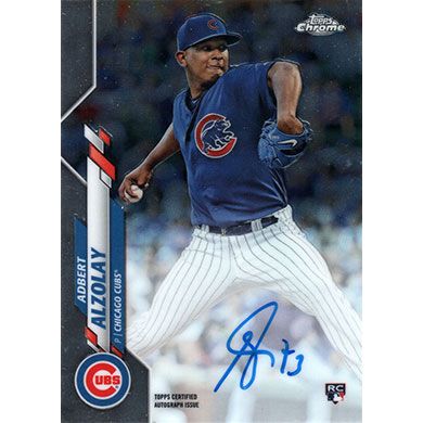 2020 Topps Chrome Rookie Autographs #RA-AA Adbert Alzolay