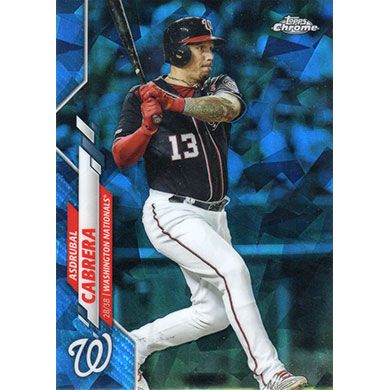 2020 Topps Chrome Update Sapphire #U-202 Asdrubal Cabrera