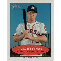 2020 Topps Heritage 71 Bazooka Numbered Test #2 Alex Bregman