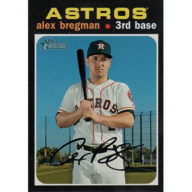 2020 Topps Heritage #453 Alex Bregman SP