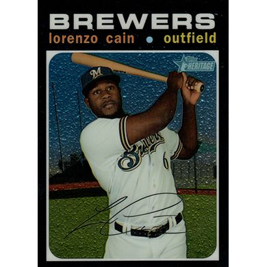 2020 Topps Heritage Chrome Spring Mega Box #THC-435 Lorenzo Cain