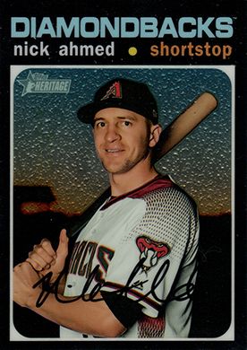 2020 Topps Heritage Chrome Spring Mega Box #THC-112 Nick Ahmed