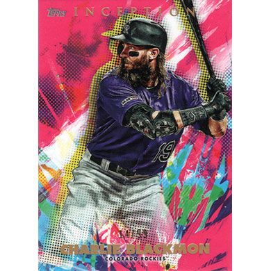 2020 Topps Inception Magenta #47 Charlie Blackmon