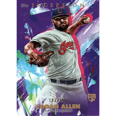 2020 Topps Inception Purple #11 Logan Allen