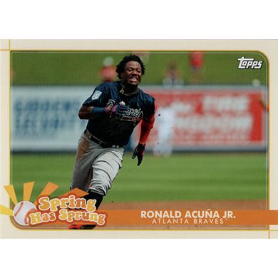 2020 Topps Opening Day Spring Has Sprung #SHS-15 Ronald Acuna Jr.