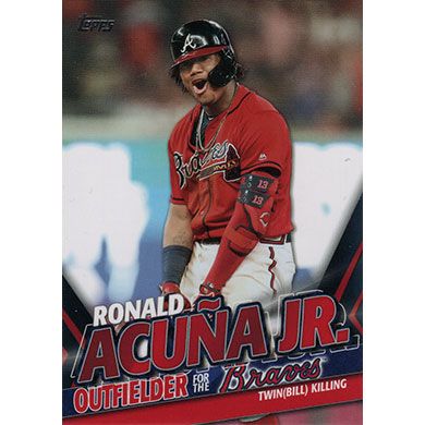 2020 Topps Update Ronald Acuna Jr. Highlights #TRA-5