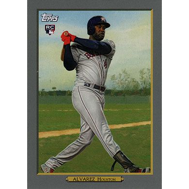 Yordan Alvarez 2020 Topps Series One Turkey Red Rookie Card