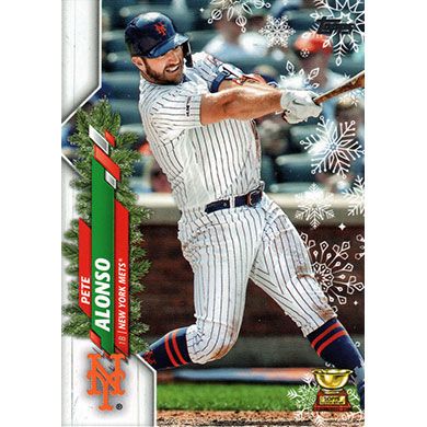 2020 Topps Walmart Holiday #HW122 Pete Alonso