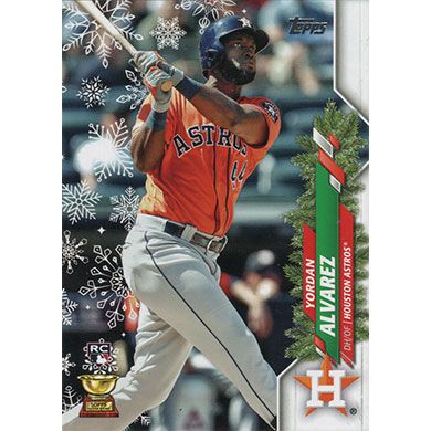 2020 Topps Walmart Holiday #HW105 Yordan Alvarez