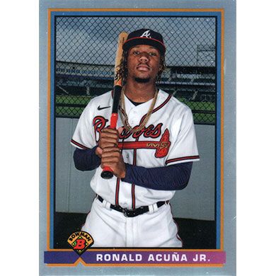 2018 Topps Heritage Chrome Black Refractor Ronald Acuna Jr