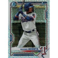 2021 Bowman Chrome Mega Box Prospects Refractor #BCP-7 Maximo Acosta