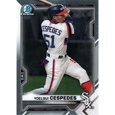 2021 Bowman Chrome Prospects #BCP-176 Yoelqui Cespedes