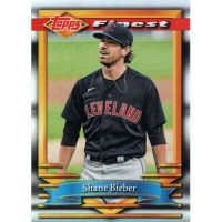 2021 Finest Flashbacks Refractor #2 Shane Bieber