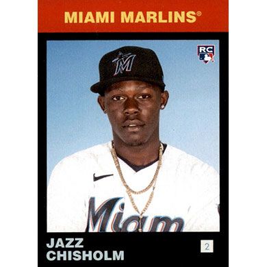 2021 Topps 582 Montgomery Club Lost Design Set 5 #14 Jazz Chisholm