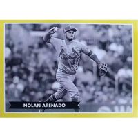 2021 Topps 582 Montgomery Club Lost Design Stickers #14 Nolan Arenado