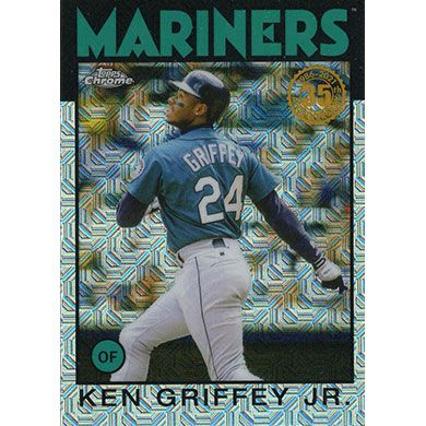 2021 Topps 86 Silver Pack Chrome #86BC-60 Ken Griffey Jr.