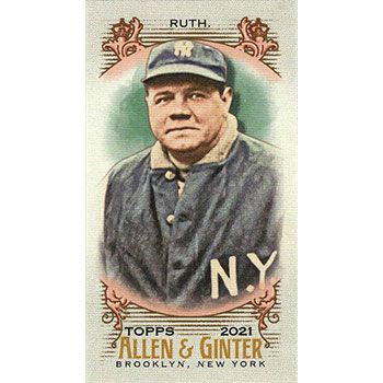 2021 Topps Allen & Ginter Mini #120 Babe Ruth