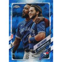 2021 Topps Chrome Update Sapphire #US48 B. Bichette/M. Semien Veteran Combos