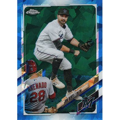 2021 Topps Chrome Update Sapphire #US131 Jon Berti