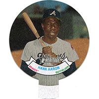 2021 Topps Heritage 72 Candy Lids #20 Hank Aaron