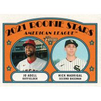 2021 Topps Heritage #187 J. Adell/N. Madrigal Rookie Stars