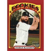 2021 Topps Heritage Red #305 Charlie Blackmon