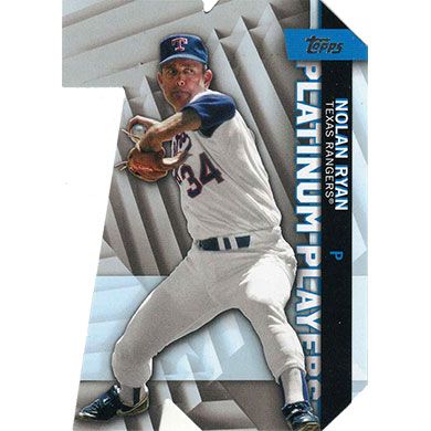 2021 Topps Platinum Players Die Cuts #PDC-7 Nolan Ryan