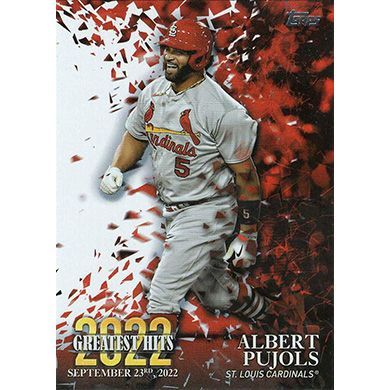 2023 Topps 22 Greatest Hits #22GH-21 Albert Pujols - Buy from our Sports  Cards Shop Online