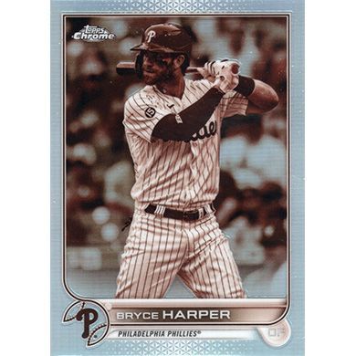 Bryce Harper 2020 Topps Chrome Philadelphia Phillies Baseball Card