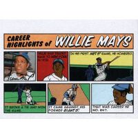 2022 Topps Heritage 73 Comics #73TC-23 Willie Mays