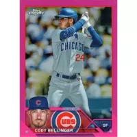 2023 Topps Chrome Pink Refractor #21 Cody Bellinger