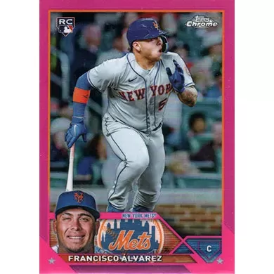 2023 Topps Chrome Pink Refractor #203 Francisco Alvarez