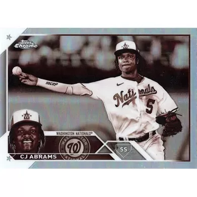 2023 Topps Chrome Sepia Refractor #185 CJ Abrams - Buy from our Sports  Cards Shop Online