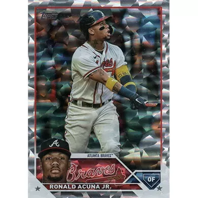 2023 TOPPS #150 RONALD ACUNA JR. ATLANTA BRAVES BASEBALL OFFICIAL TRADING  CARD OF THE MLB : Collectibles & Fine Art 