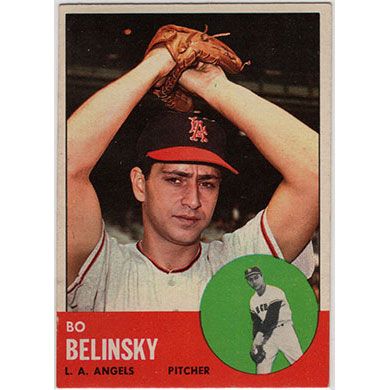 1963 Topps #33 Bo Belinsky