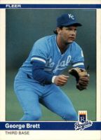 1984 Fleer #344 George Brett 