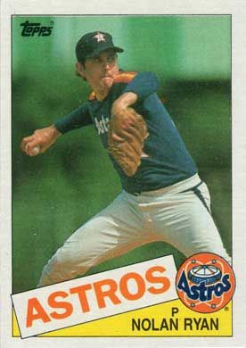 1985 Topps #760 Nolan Ryan 