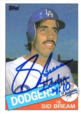 1985 Topps #253 Sid Bream Autographed - Buy from our Sports Cards