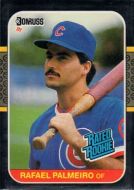 1987 Donruss #43 Rafael Palmeiro Rated Rookie 