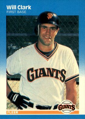 1987 Fleer #269 Will Clark