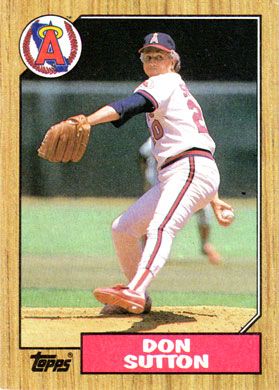 1987 Topps #673 Don Sutton 