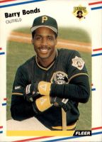 1988 Fleer #322 Barry Bonds