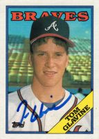 1988 Topps #779 Tom Glavine Autographed